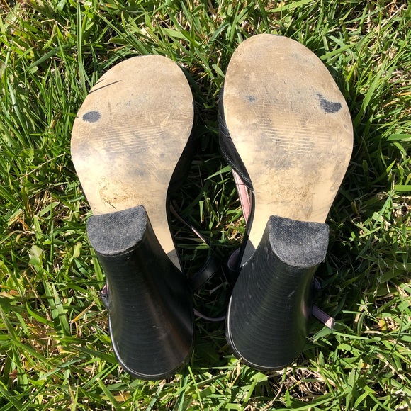 Miss Bison Pumps Platform Heels Size 7 - Picture 3 of 4